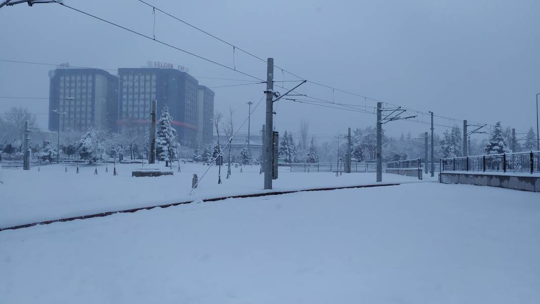 Konya'dan kar manzaraları 80