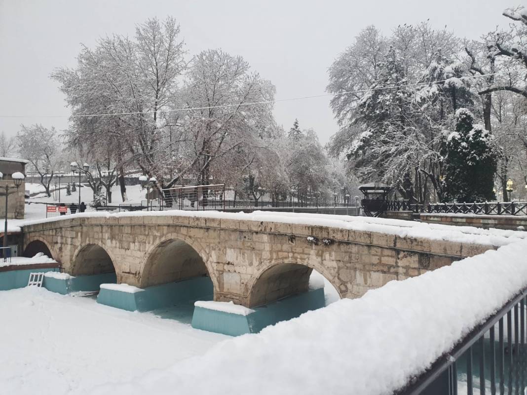 Konya'da kar güzelliği 1