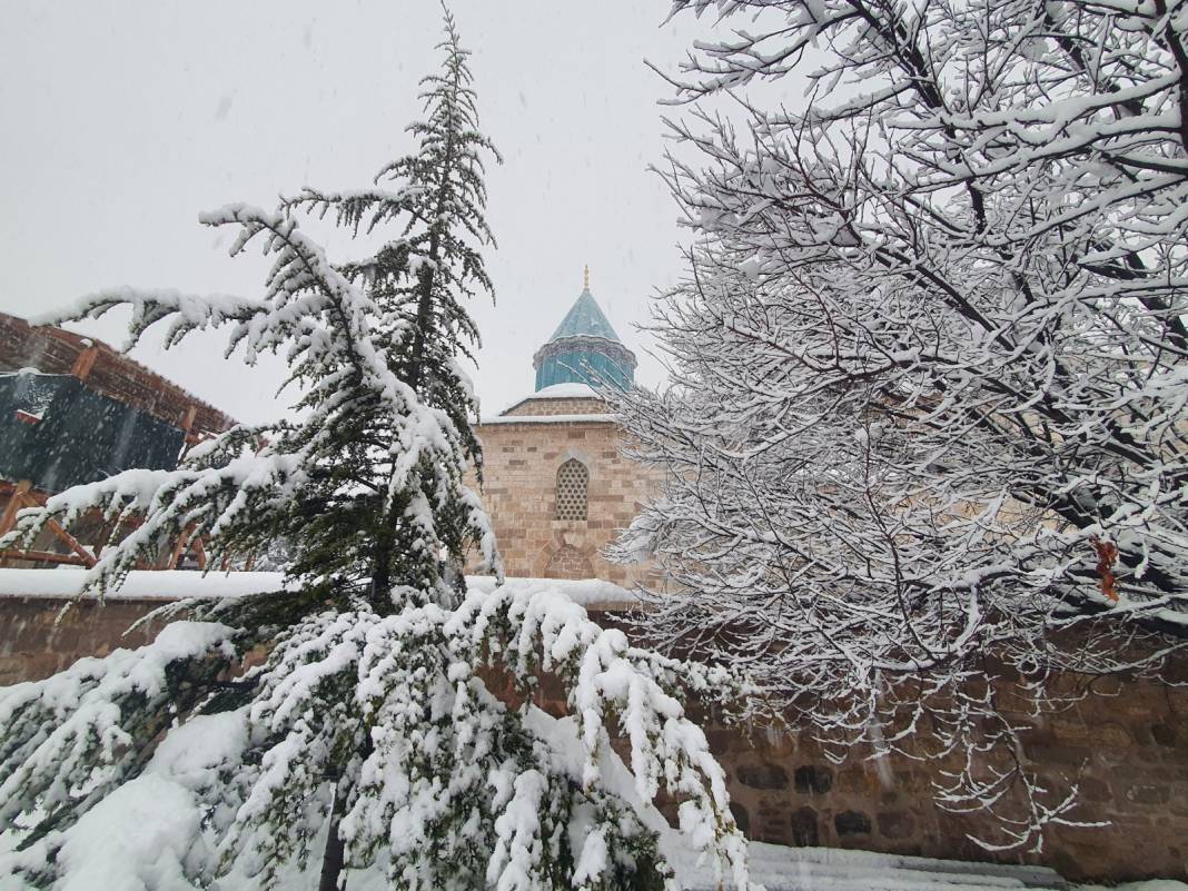 Konya'da kar güzelliği 6
