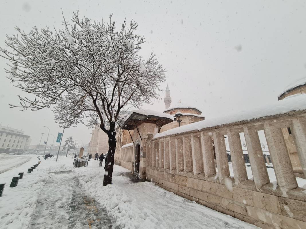 Konya'da kar güzelliği 8