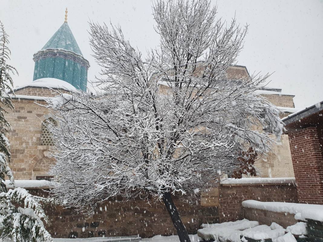Konya'da kar güzelliği 9