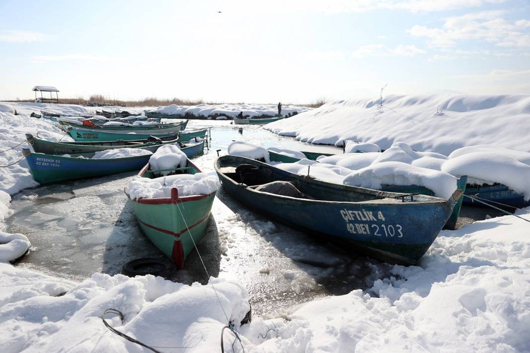 Balıkçıların zorlu kış mesaisi 16