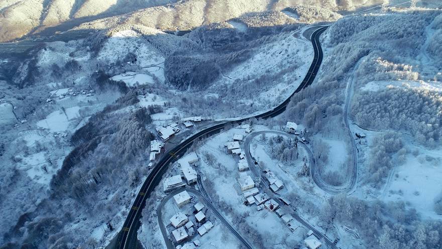 Bolu Dağı'nda  kartpostallık kar manzaraları 9