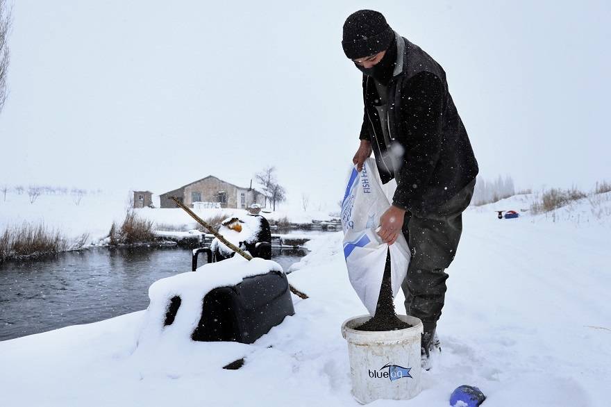 'Ova balıkçıları'nın dondurucu kış şartlarında zorlu mesaisi 18