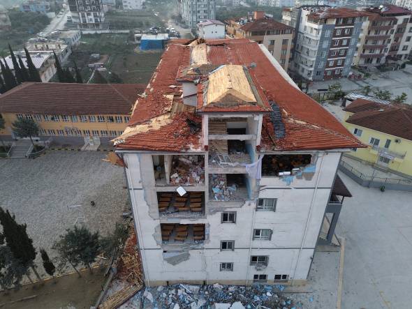 Hatay deprem sonrası böyle görüntülendi 3