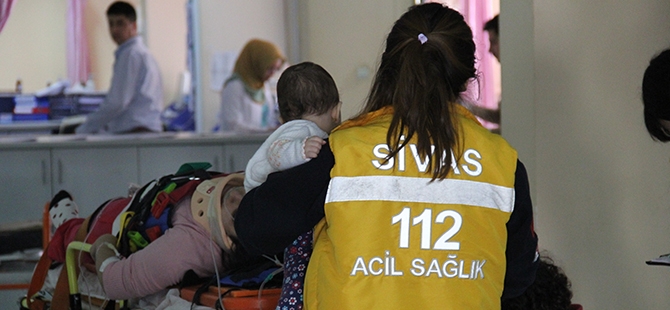 Sivas'ta trafik kazası: 16 yaralı, 1 ölü 11
