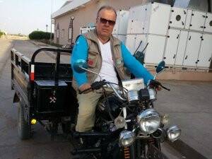 Ziya Zeki Bey, Sudan’da üç tekerlekliyi görünce…