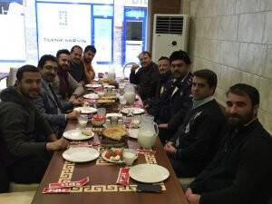İş adamları Ehil Kebap Salonunda