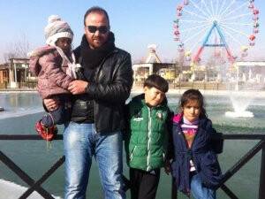 Mustafa Özkan ailesi ile Karaaslan Hadimi Parkı’nda