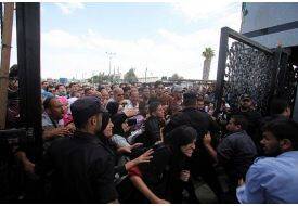 Refah Sınır Kapısı'nda Eylem