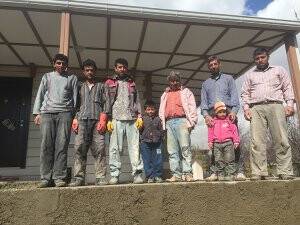 Tatköylü ustalar Erenköy mesaisinde