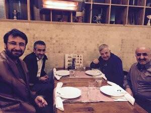 Ulvi Alacakaptan ve Tamer Yiğit Vav Kasap & Steakhouse'de