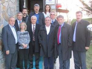 Celil Başkan'ın konukları vardı