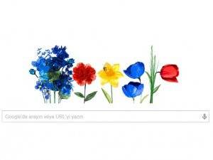 Google'dan bahara özel doodle