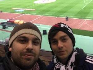 Cihat Adıgüzel Olimpiyat stadında