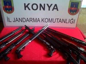 Usulsüz Üretilen Tüfeklere el konuldu