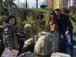 Osman Baharoğlu aile fertleri ile Japon Parkı’nda