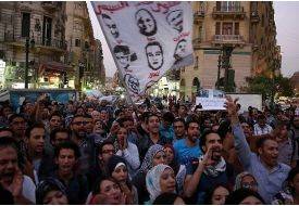 Mısır'd Gösteri Kanunu'na Karşı Gösteri