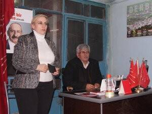 Şeniz Kurtuluş ilçe ziyaretlerinde