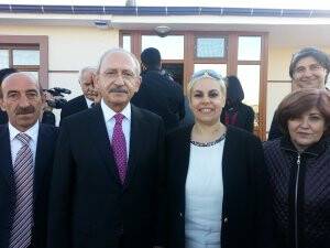 Şeniz Kurtuluş Genel Başkan Kılıçdaroğlu ile birlikte