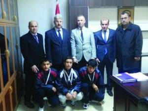 Özel şampiyonlar İl Müdürü Mukadder Gürsoy’u ziyaret etmişler