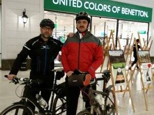 Bisiklet Resim sergisi ses getirdi