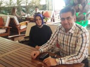 Başkan Kalaycı eşi ile Kahvehan’da