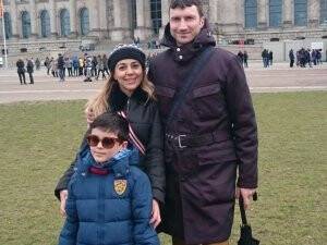 Hukukçu çift Türkmenözü ailesi Berlin Parlamentosunda