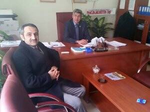 Mehmet Ertuğrul’a, Cemil Paslı’dan ziyaret