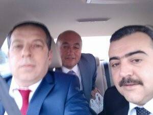 Hüsnü Öztürk, Hüseyin Korkmaz ve İbrahim Demirel ile Ankara yolunda