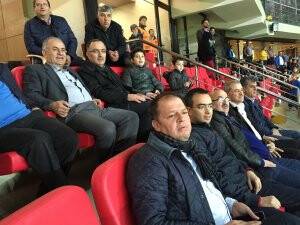Başkan Uğur Kaleli ve ekibi tam kadro Torku Arena’da