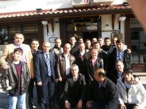 Asya personeli kahvaltıda