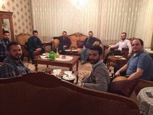 Cengiz Çivi ve ekibi Zahid Görgülügil’i ziyaretteler