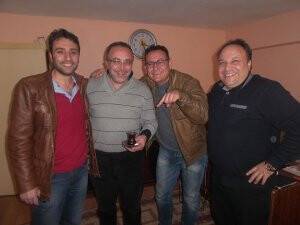 Gazeteci dostlarımız sohbetteler