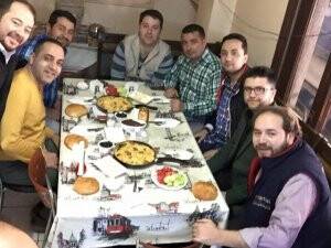 Muhammed Ceylan ve iş adamı dostları kahvaltıda