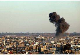 İsrail'den Gazze'nin Güneyine Hava Saldırısı