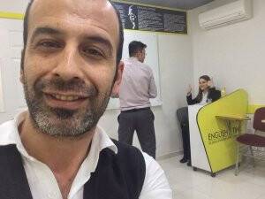 Veli Erim İngilizce kursunda