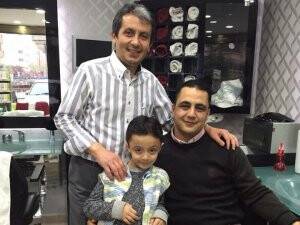İsmet Biltekin Yusuf Taşçı ve oğlu Efe ile