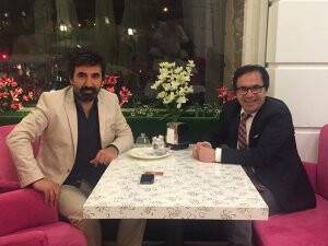 Kemal Çiçek ile Mustafa Biltekin sohbette