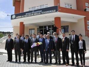 Rektör Gökbel’in ilçe ziyaretleri sürüyor