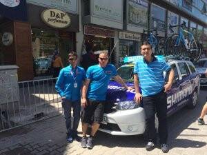 Shimano ve Velesbit bisiklet cumhurbaşkanlığı turunda idi