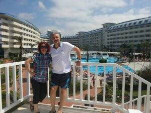 Kırnaz çiftinin tatilleri bitmiş