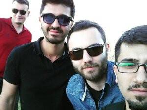 Mehmet Akif Kütük ve arkadaşları Pamukkale’de