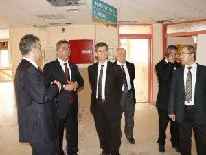 Nakiboğlu Hastanesi'nde inceleme yaptılar