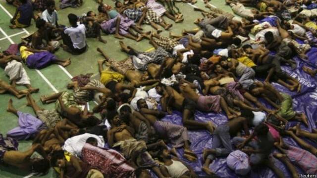 Arakan Müslümanlarının denizde hayatta kalma savaşı