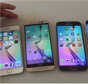 Galaxy S6, iPhone 6, One M9 ve Note 4’ün Ekran Düellosu!