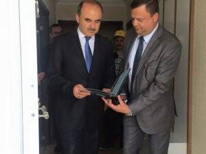 Vali Erol ve Başkan Akyürek Yönel Prefabrik’te