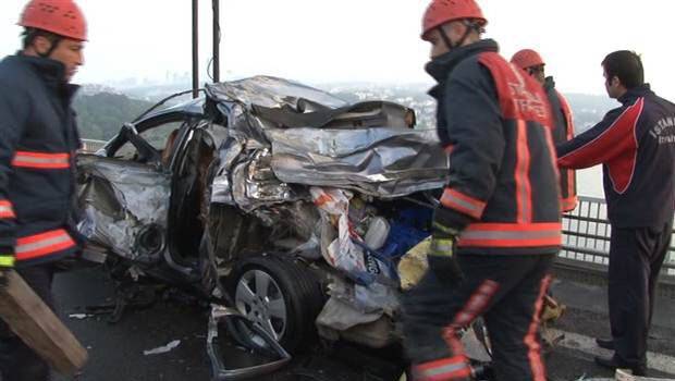 FSM Köprüsü'nde trafik kazası: 1 ölü