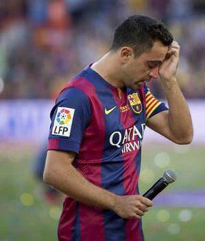 Xavi gözyaşlarıyla veda etti