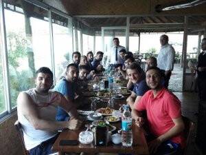 Süleyman Demirel Üniversitesi öğrencileri Korukent Restoranda